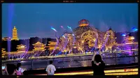 山西省繁峙县忻州市憨山文化旅游景区激光秀——手机镜头极差私密马赛（光敏患者慎入）