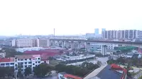 航拍：浙中最强乡镇金华孝顺镇，通高铁、通火车，还有轻轨