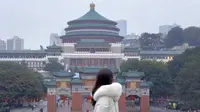 重庆市人民大礼堂，重庆标志性建筑之一，里面更是金碧辉煌
