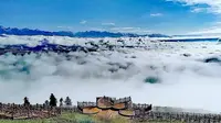 青海门源有一处鲜为人知的景点照壁山，这照壁山上的云海你喜欢吗