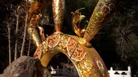 遂昌千佛山，中国旅游精选4A景区，江南小九寨，天然山体弥勒佛神奇造化。