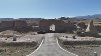 山丹县硖口古城，汉明长城