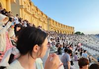 宁夏银川览山公园-遥看贺兰山，观日落打卡点。