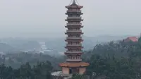 航拍圣安古寺