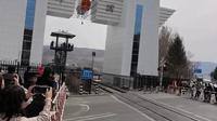 图们铁路口岸偶遇货运列车试运行