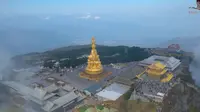 峨眉金顶华藏寺，海拔最高的汉传寺院
