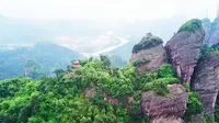 航拍_邵阳市5A级景点—新宁崀山