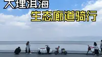 【大理vlog 3】4月，洱海西侧生态廊道骑行，偶遇民谣歌手强行合唱，结尾滇囧彩蛋