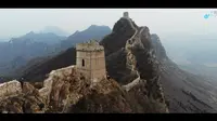 世界上最危险的长城：司马台长城单边墙（航拍完整版）