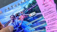 广东省惠州市博罗县罗浮山新增玻璃漂流，来体验一下！