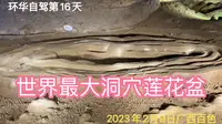 游览世界最大洞穴莲花盆～广西百色罗妹莲花洞