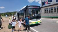 武汉新洲开通大峡谷漂流景区旅游公交专线