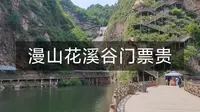 漫山花溪谷，除了门票贵点，其他都挺好