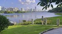 南宁最大的内湖公园，一年四季美如画