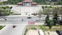 威海市文登区召文台-文山公园航拍（大疆无人机御pro拍摄）新手第一次