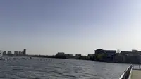 2025年3月25日16:21青岛胶州少海风景区湖面及水鸟