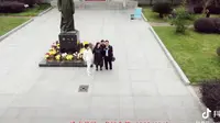 湖北浠水县闻一多纪念馆航拍