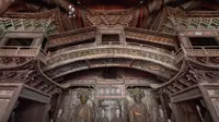 在山西泽州小南村二仙庙，碰到一个公益讲解的小伙子，古建知识信手拈来，讲到宋代泥塑的遭遇心中久久不平