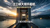 两分钟看完轮船爬升百米大坝｜三峡升船机延时摄影