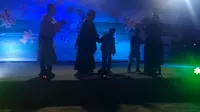 内蒙古辉腾锡勒草原晚上的篝火晚会（第一次做视频，不太好，不喜勿喷，希望支持一下，谢谢）