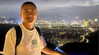 登上三亚市内最高的山，凤凰岭，俯瞰三亚夜景