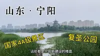 宁阳人家门口的4A级景区复圣公园，里面有什么好玩的？还能品茶！
