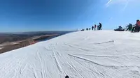 美林谷S道，双板快乐道，第一人称雪道全景全程无加速