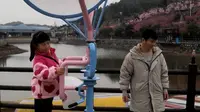 湘潭县梅林桥农业公园的小朋友