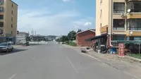 大连瓦房店香洲田园城内部路段POV
