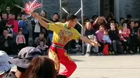 佛山黄飞鸿纪念馆 武术醒狮表演