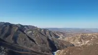 DJl，AiR2S航拍营口雪帽山。