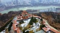 航拍兰州碑林