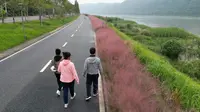 DJI MINI 3 PRO 人上下坡跟拍，宜宾南溪长江第一湾