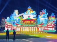 牡丹和《洛神赋》联动，国花园解锁“白+黑”限定皮肤。网友:四月的洛阳是懂美学统治的！