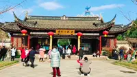 大年初四，宁波梁祝文化公园（真实现状）直讲宁波话录制！