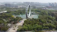 常州地标——紫荆公园无辐摩天轮