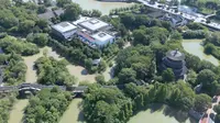 八大山人梅湖景区航拍