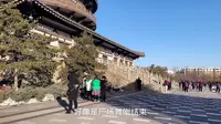 逛逛山西大二大城市大同冬天的明堂公园是一种什么体验？舞会集合