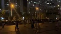 夜逛汉川公园