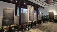 听志愿者解读苏州文庙里的国宝文物《平江图》