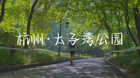 【4K】杭州·太子湾公园 | Vlog | 风景 | 工作日旅行
