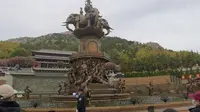 威海石岛赤山-吉祥平安谷喷泉表演