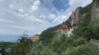 说走就走之旅//九华山天台寺（出了索道还有1千多个台阶）