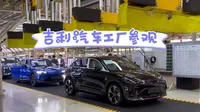 西安吉利汽车工厂参观