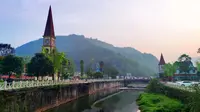 成都大邑花水湾镇，四面环山温泉众多，旅游度假徒步登山的好地方