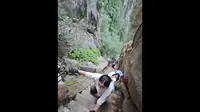 华山千尺幢第一视角…