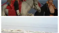 打卡舟山普陀山百步沙，西游记续集片尾曲取景地。