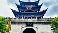云南大理古城南城门与五华楼 古城的核心部位