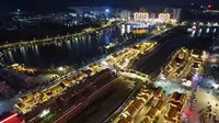 〖4K〗【'Mavic air 2航拍】云南·大姚 ▎西河印象-夜景