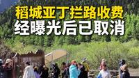 把38公里省道圈起来，装个大门就敢伸手——想过？每人120元“观光票”，不给钱，你的车就休想过去。这哪是景区服务，分明是拦路设卡。
